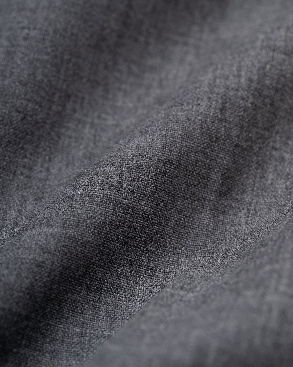 Made-in-USA Medium Grey Fox Air Wool Trouser